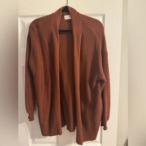 Universal Thread Women's Warm Brown Cardigan